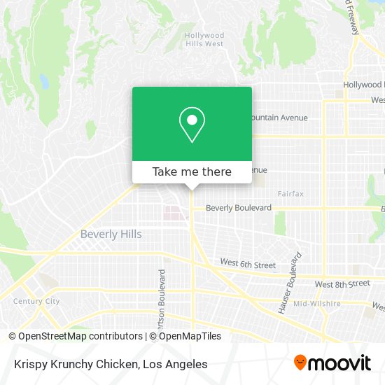 Krispy Krunchy Chicken map