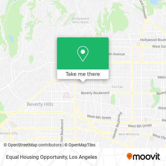 Mapa de Equal Housing Opportunity