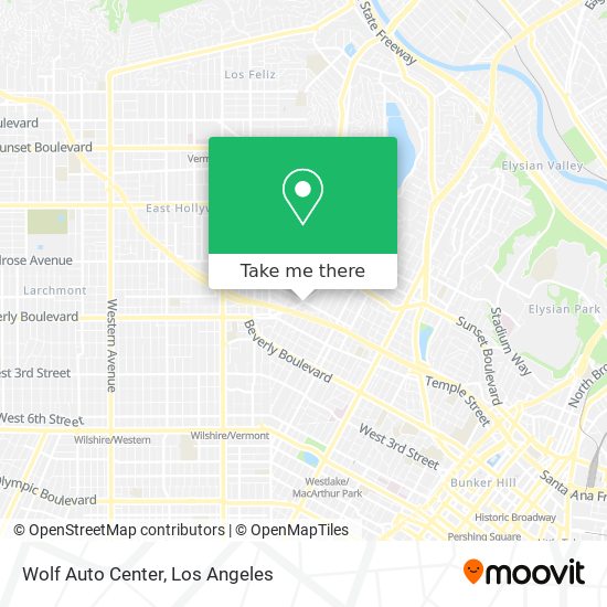 Wolf Auto Center map