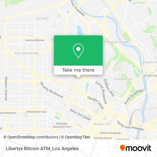 Mapa de Libertyx Bitcoin ATM