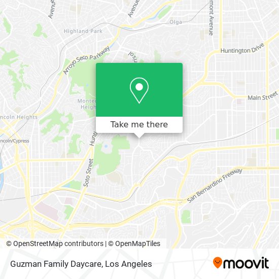 Guzman Family Daycare map