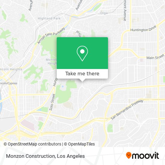 Mapa de Monzon Construction