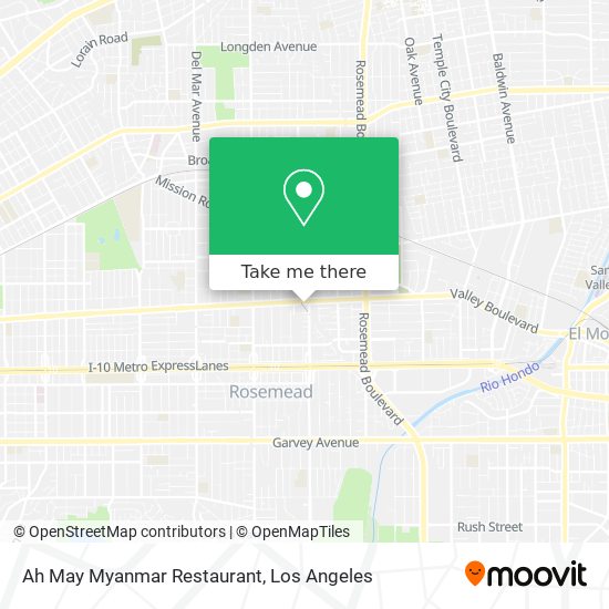 Ah May Myanmar Restaurant map