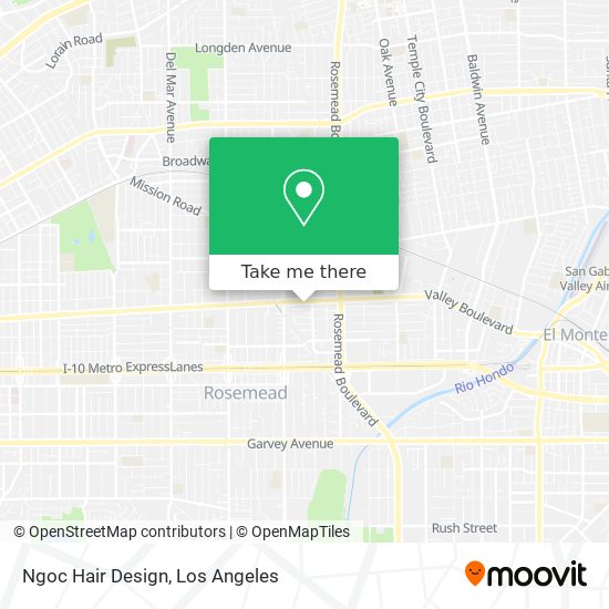 Ngoc Hair Design map