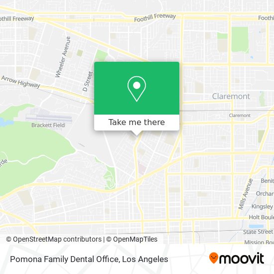 Mapa de Pomona Family Dental Office