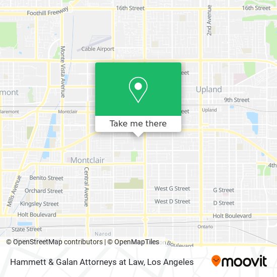 Mapa de Hammett & Galan Attorneys at Law