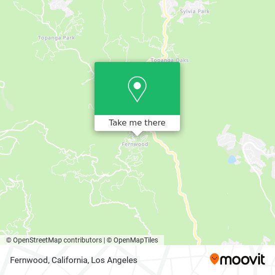 Fernwood, California map