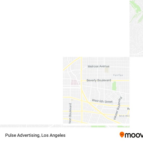 Mapa de Pulse Advertising