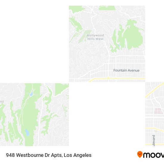948 Westbourne Dr Apts map