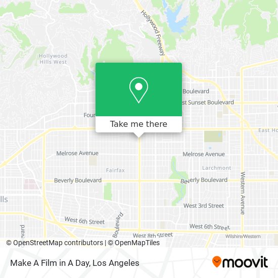 Make A Film in A Day map