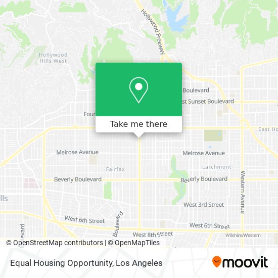 Equal Housing Opportunity map