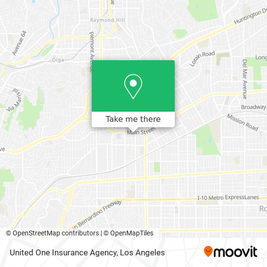 Mapa de United One Insurance Agency