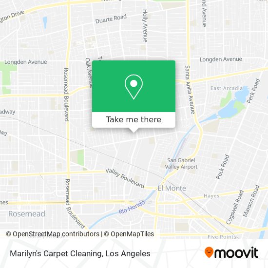 Mapa de Marilyn's Carpet Cleaning