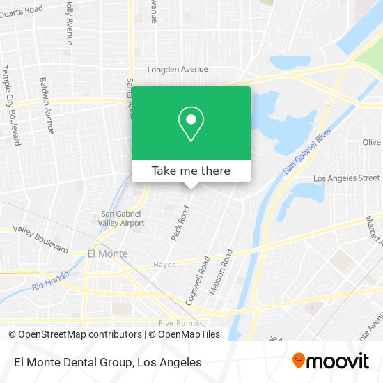Mapa de El Monte Dental Group