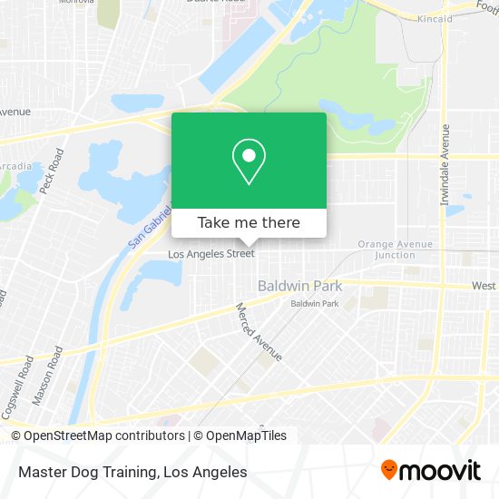 Master Dog Training map