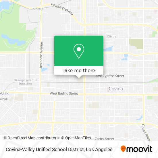 Covina-Valley Unified School District map