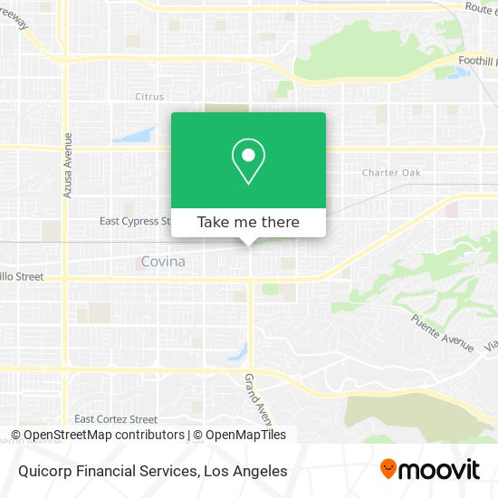 Quicorp Financial Services map