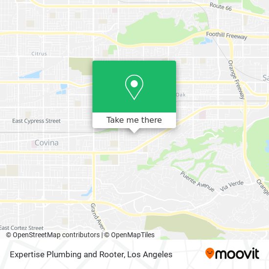 Expertise Plumbing and Rooter map