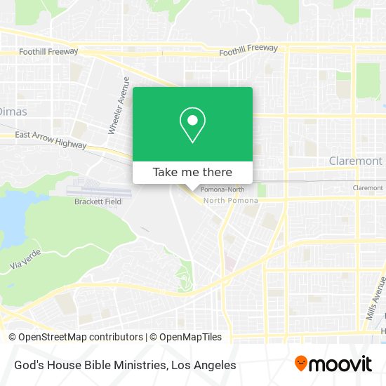 God's House Bible Ministries map