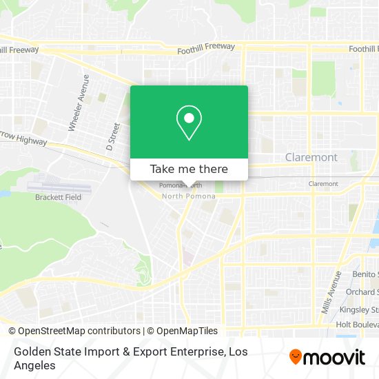 Golden State Import & Export Enterprise map