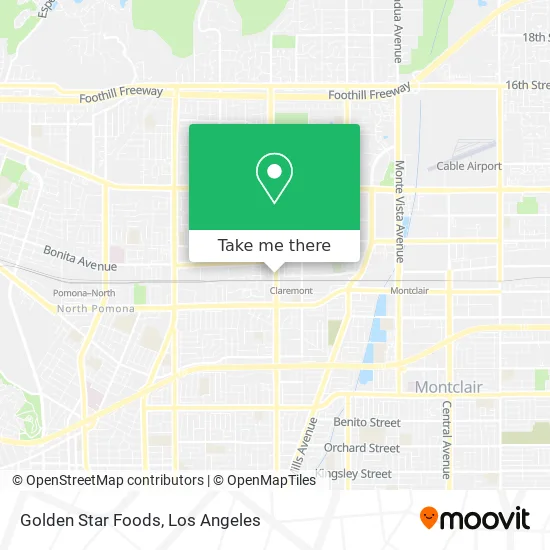 Golden Star Foods map