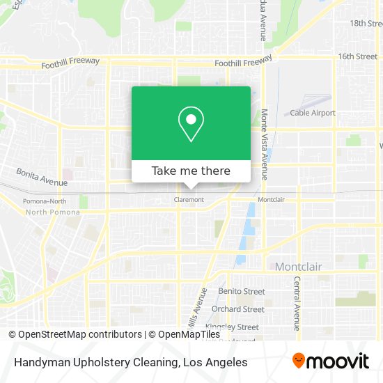 Handyman Upholstery Cleaning map