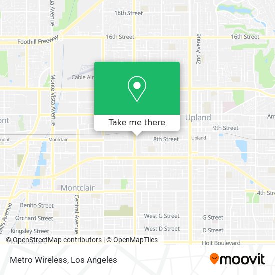 Metro Wireless map