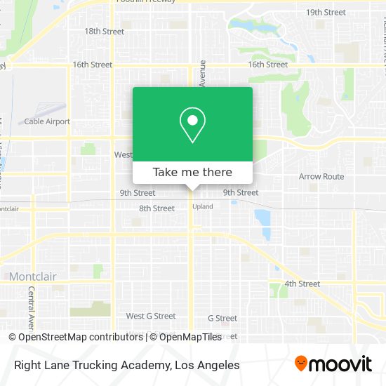 Right Lane Trucking Academy map