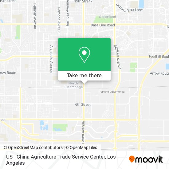 US - China Agriculture Trade Service Center map