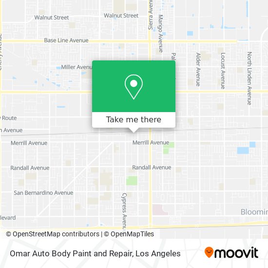 Omar Auto Body Paint and Repair map