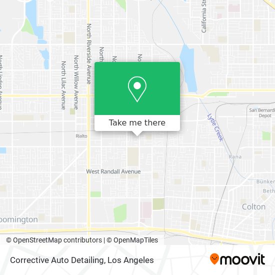 Corrective Auto Detailing map