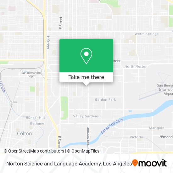 Mapa de Norton Science and Language Academy