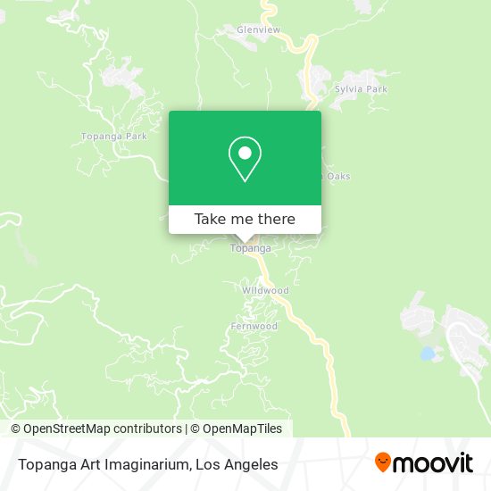 Topanga Art Imaginarium map