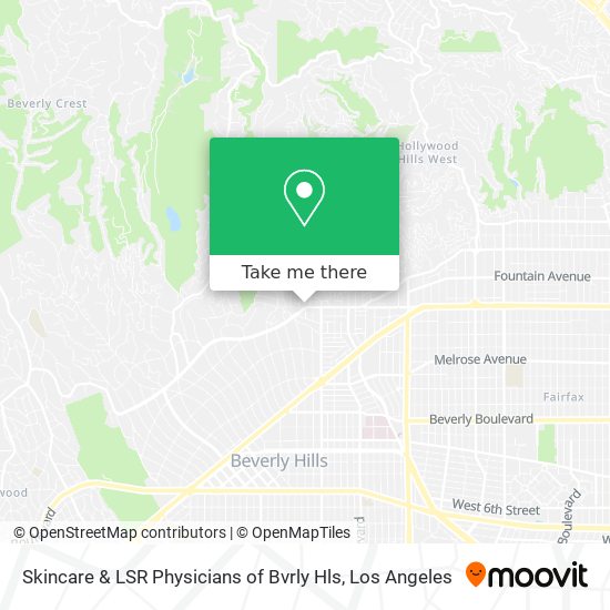 Skincare & LSR Physicians of Bvrly Hls map