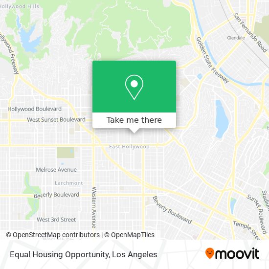 Mapa de Equal Housing Opportunity