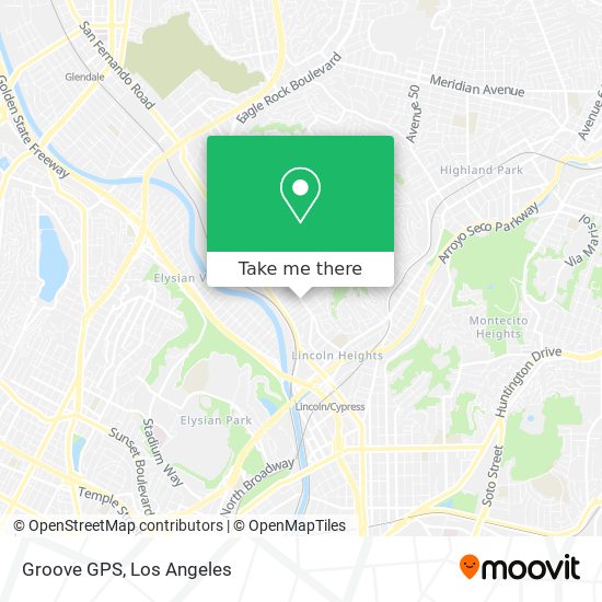 Groove GPS map