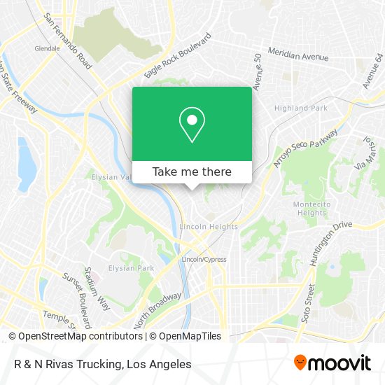 R & N Rivas Trucking map