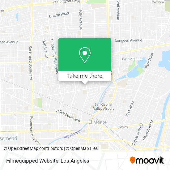 Filmequipped Website map