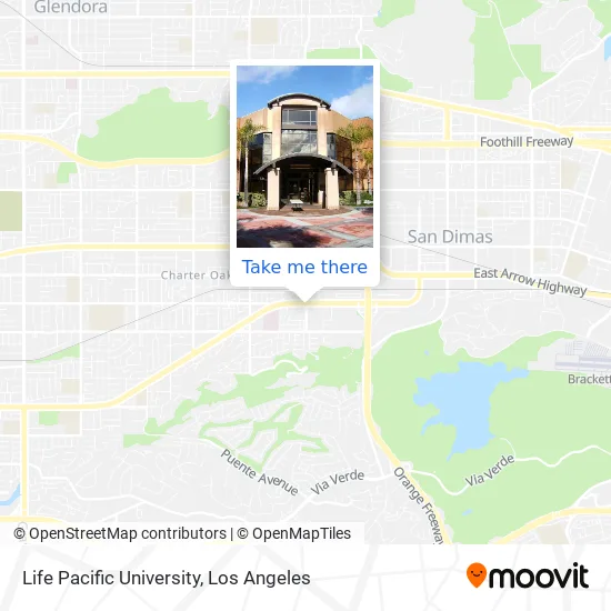 Life Pacific University map