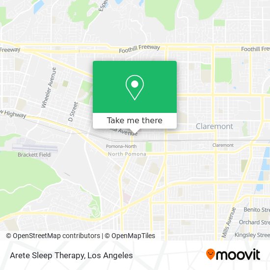 Arete Sleep Therapy map