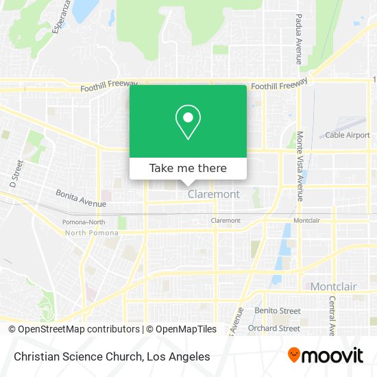 Christian Science Church map