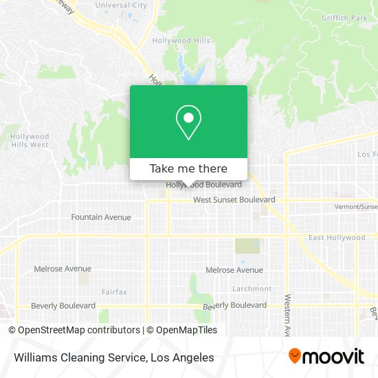 Williams Cleaning Service map