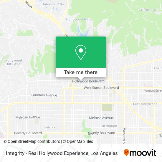 Mapa de Integrity - Real Hollywood Experience