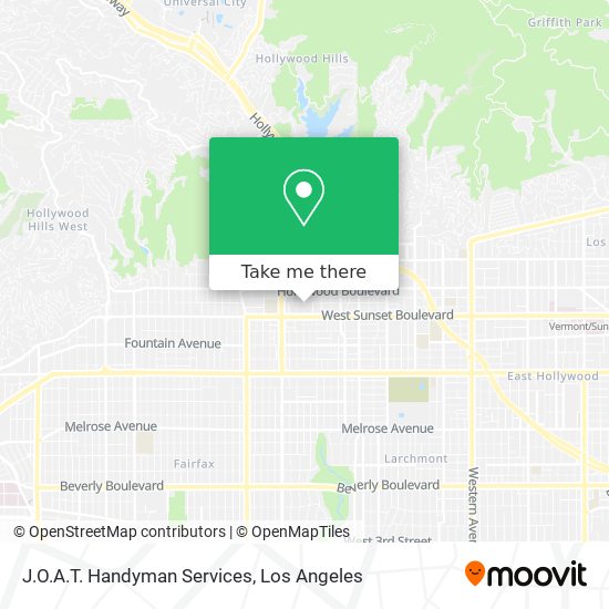 Mapa de J.O.A.T. Handyman Services