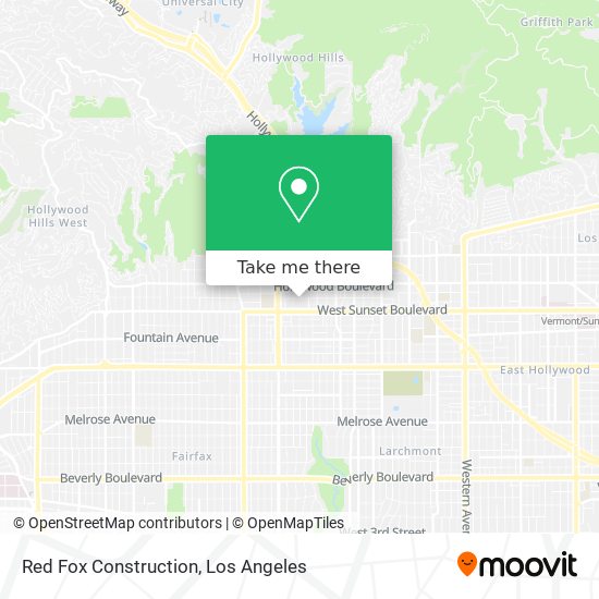 Red Fox Construction map