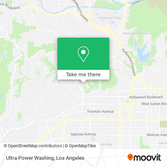 Mapa de Ultra Power Washing