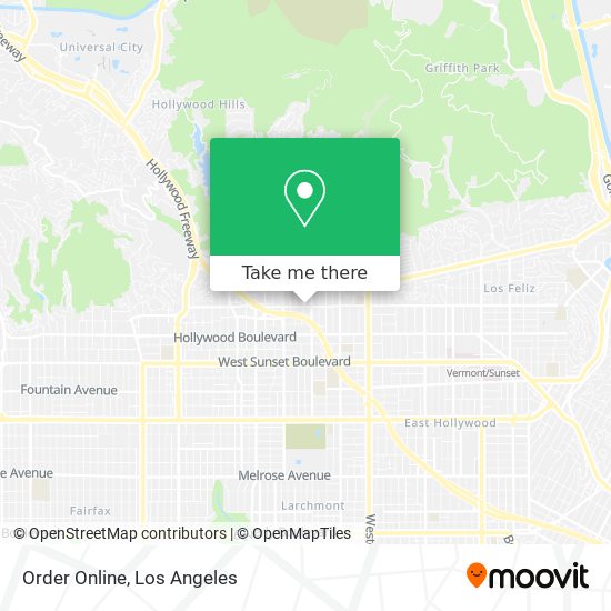 Order Online map