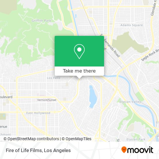 Mapa de Fire of Life Films
