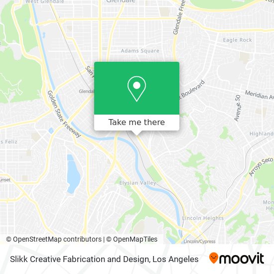 Slikk Creative Fabrication and Design map