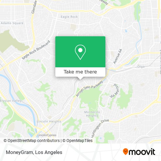 MoneyGram map